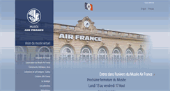 Desktop Screenshot of museeairfrance.org