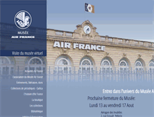 Tablet Screenshot of museeairfrance.org